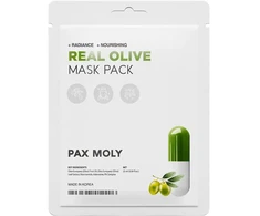 PaxMoly Mediheal Pax Moly Real Olive Mask Pack nawilżająco-łagodząca maska do twarzy w płachcie 25ml