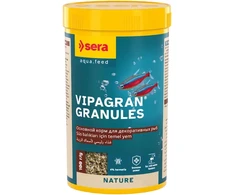 Peldoša, mīksta granulu barība dekoratīvajām zivīm - Sera Vipagran Granules 250 ml (100 g)