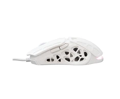 Pelė White Shark Myszka žaidimams Baltas Shark Ector GM-5016 su laidu 12400 dpi optinė balta