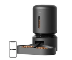 Petlibro Granary maisto dozatorius su dvigubu dubeniu, Wifi, 5 l (juodas)