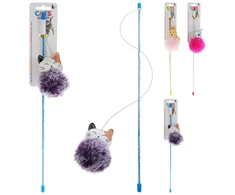 Pets Collection Kačių žaislas su pagaliuku, 45 cm