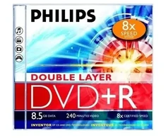 „Philips“ DVD+R DL 8,5 GB 8x5 vnt (DR8S8J01C/00)