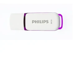 Philips USB 2.0 Flash Drive Snow Edition (violetinė) 64GB