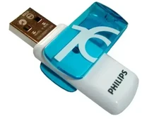 Philips USB 2.0 Flash Drive Vivid Edition (Mėlyna) 16GB