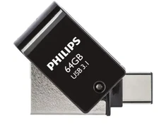 PHILIPS USB 3.1 | USB-C Flash Drive Midnight juodas 64GB