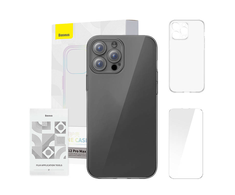 Telefono dėklas Baseus Crystal Clear, skirtas 12 Pro Max (permatomas)