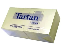 Tartan TARTAN lipnus padas, 76x76mm, 12x100 lapų, geltona