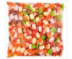 Pildītas košļājamās konfektes JEDNOSC ar augļu garšu, 1kg