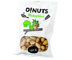 Kepinti ir sūdyti pistacijų riešutai O!NUTS, 150 g