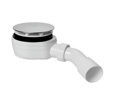 Plastbrno Sifonas dušui EWNN942 Inox, žemas, 45°, 40/50mm
