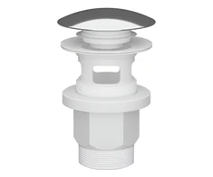 Plastbrno Nutekėjimo sifonas praustuvei 1 1/4" Klik-klak chromuotas
