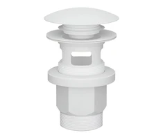 Plastbrno Nutekėjimo sifonas kriauklei 1 1/4" Klik-klak, Balta