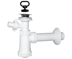 Plastbrno Sifonas praustuvei EU1N342 1 1/4"x40mm su jungtimis