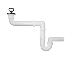 Plastbrno Sifonas U-formos 1 1/4x40mm Kompaktiškas