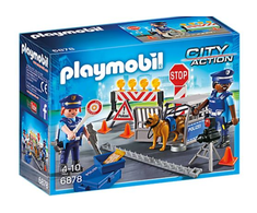 PLAYMOBIL - Policijos kelio užtvara (6878)