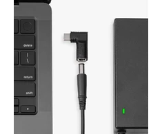 DC 7.9 / 5.5 mm + kištukas į USB Type-C adapteris - universalus maitinimo lizdas - Akyga AK-ND-D01