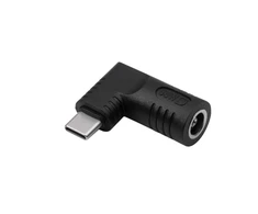 DC 6.5/4.4 mm + kištukas į USB Type-C adapteris - Lizdas kintamosios srovės adapteriui - Akyga AK-ND-D04