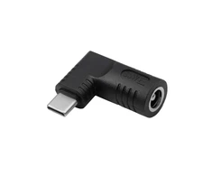 DC 6.3/3 mm + kontaktas į USB C tipo adapteris - Kintamosios srovės maitinimo adapterio lizdas - Akyga AK-ND-D05