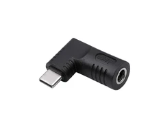 DC 5.5/2.5 mm + kištukas į USB Type-C adapteris - Lizdas kintamosios srovės adapteriui - Akyga AK-ND-D06