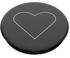 Popsockets 2 Baltas Heart Juodas 800667 uchwyt i podstawka do telefonu - standard