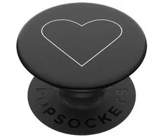 Popsockets 2 Baltas Heart Juodas 800667 uchwyt i podstawka do telefonu - standard