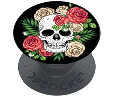 POPSOCKETS Bitter Roses išmaniojo telefono laikiklis ir pagrindas juodos spalvos