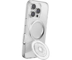 „PopSockets Kick-Out Grip“ blizgučiais aprūpintas „MagSafe“ telefono laikiklis ir stovas