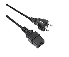 Akyga Ak-up-01 laidas (hibridinis c/e/f standartas (cee 7/7) m - iec320 c19 m; 1,8 m; juodas)