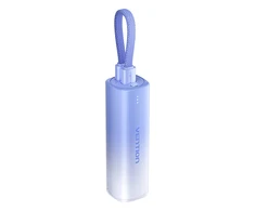 Powerbank 5000mAh Vention FHWL0 20W + kabelis USB-C do Lightning (mėlyna)