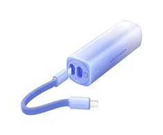 Powerbank 5000mAh Vention FHWL0 20W + kabelis USB-C do Lightning (mėlyna)