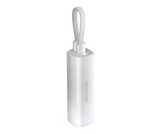 Powerbank 5000mAh Vention FHWM0 20W + kabelis USB-C do Lightning (pilka)