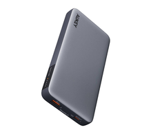 Powerbank Aukey PB-Y41, 10 000 mAh, 30 W (pilka)