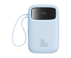 Powerbank Baseus QPow 2 10000mAh 30W 2xUSB-C (mėlyna)