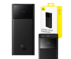 Powerbank Baseus Star-Lord 20000mAh, 30W (juoda)