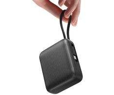 PowerBank Energea Integra Mini 35 10000mAh kabelis USB-C PD35W pilkos spalvos