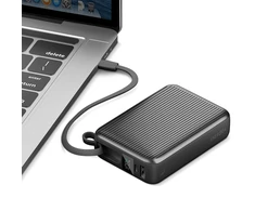 PowerBank Energea Integra Ultra 45 20000mAh cable USB-C PD45W pilkos spalvos