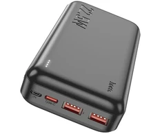 Nešiojamoji baterija Hoco 20000 mAh QC PD 3A 22,5W J101A juoda