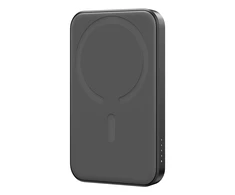 Powerbank Joyroom JR-W020 Mini 5000mAh USB-A USB-C inductive 20W – juodos spalvos + USB-C / USB-C cable