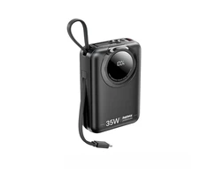Baseus POWERBANK REMAX SCUBA SERIES 20000mAh RPP-73 35W WITH CABLES Juodas