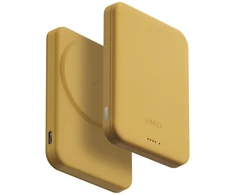 Uniq Lyden Lexa Magnetic 5000mAh PD USB-C MagSafe Power Bank - Geltona