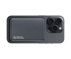„USAMS CY“ serijos CD242 išorinė baterija, 10000mAh, 20W, magnetinė, belaidė, su patamsėjimu.