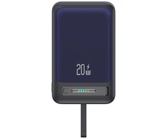 Powerbank USAMS XM Series CD219 10000mAh Magnetic Wireless juodos spalvos