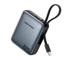 Powerbank Vention FHEH0 10000mAh 30W (Pilka)