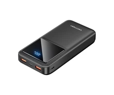 Vention Powerbank, ventiliacija, FHLB0, 20000 mAh, mikro USB, USB-C, 2xUSB-A, 22.5 W (juoda)