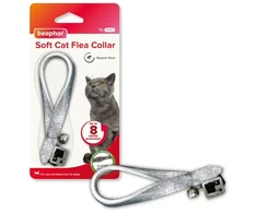 Pretblusu kaklasiksna kaķiem - Beaphar Soft Collars Cats Glitter