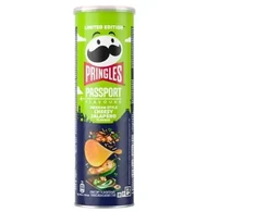 Pringles traškūs meksikietiško stiliaus sūrio ir jalapeno pipirų traškučiai, 165 g