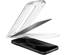 Privatumą saugantis stiklas UNIQ Optix SwiftFit Privacy DX2, skirtas iPhone 18 Pro su aplikatoriumi