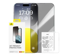 Privatumo apsauga grūdintas stiklas Baseus Diamond iPhone 15 Pro