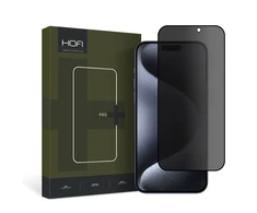 HOFI ANTI SPY GLASS PRO+ PRIVATIZAVIMAS GLASS APPLE IPHONE 15 PRO MAX PRIVATUMAS
