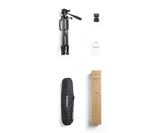 Professional Ugreen LP661 tripod for and cameras - juodos spalvos and pilkos spalvos